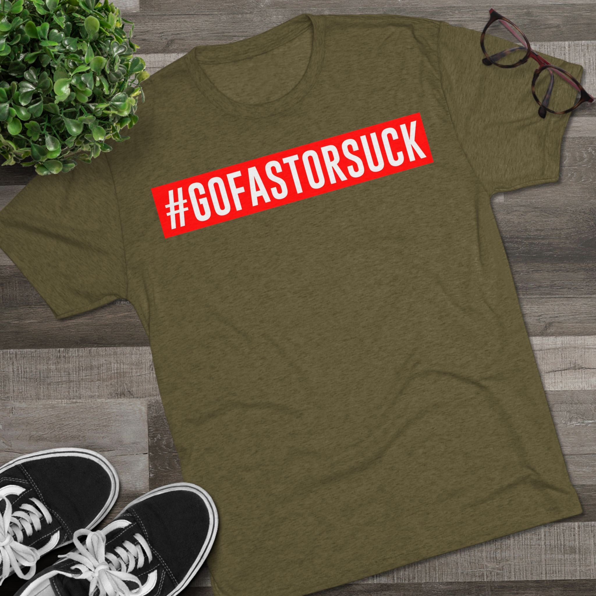 "GFOS" Tri-Blend Crew Tee