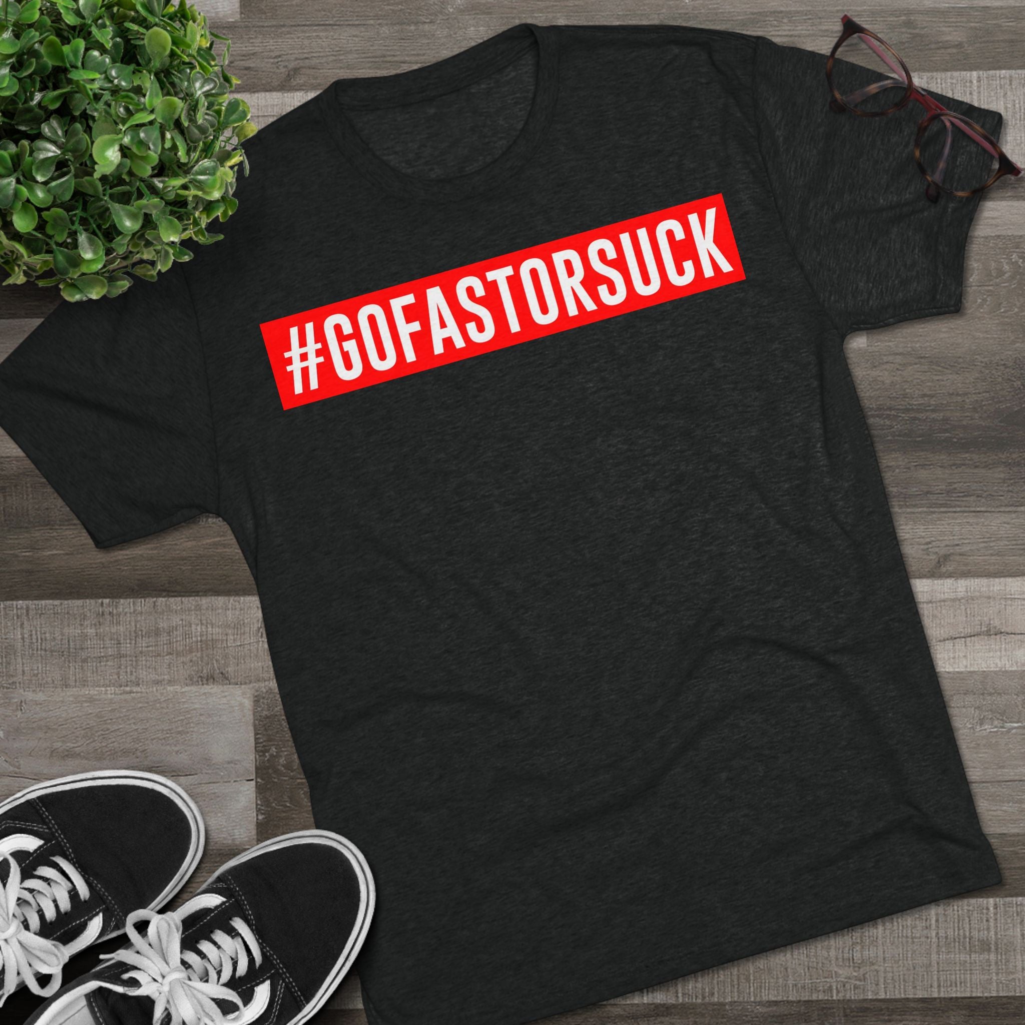 "GFOS" Tri-Blend Crew Tee