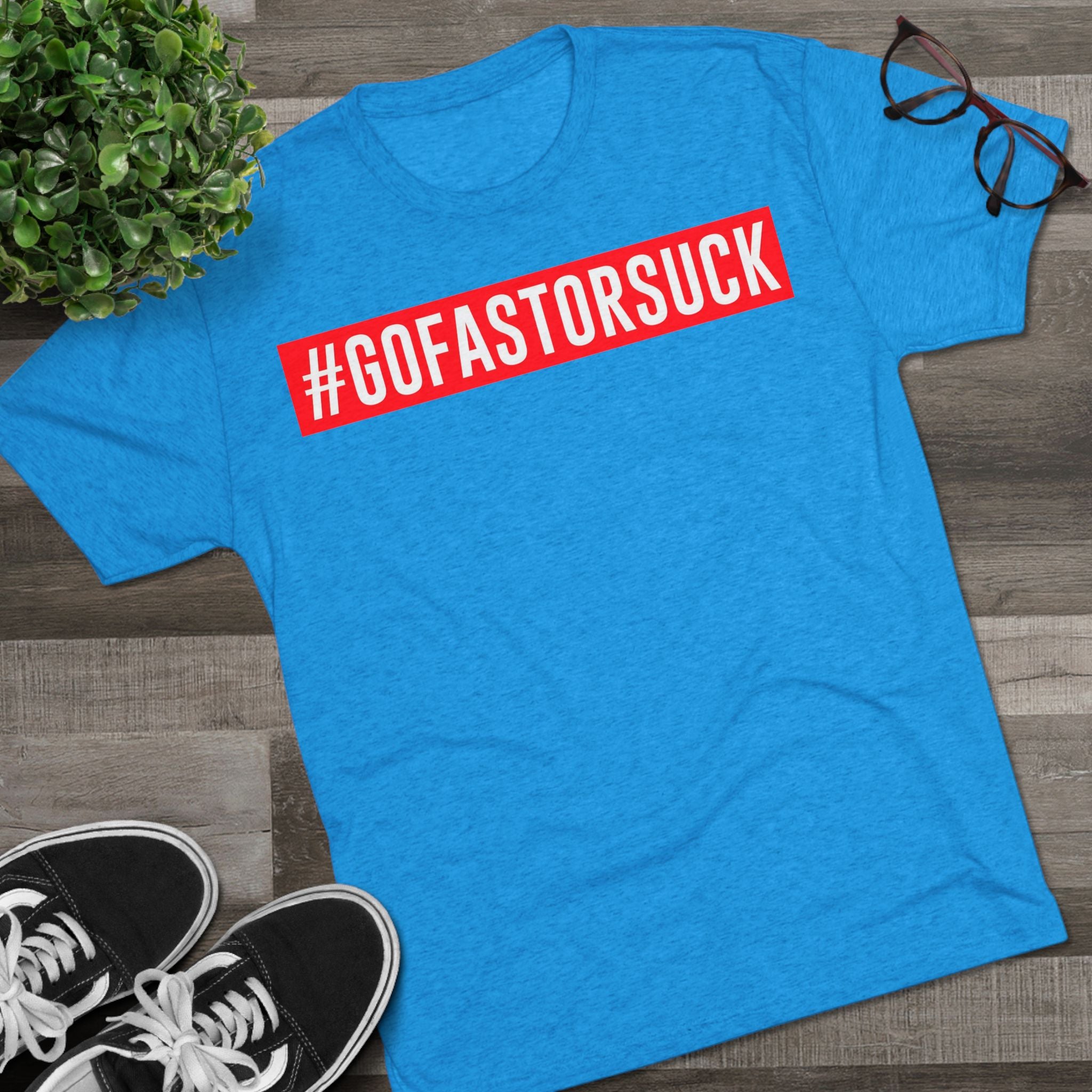 "GFOS" Tri-Blend Crew Tee