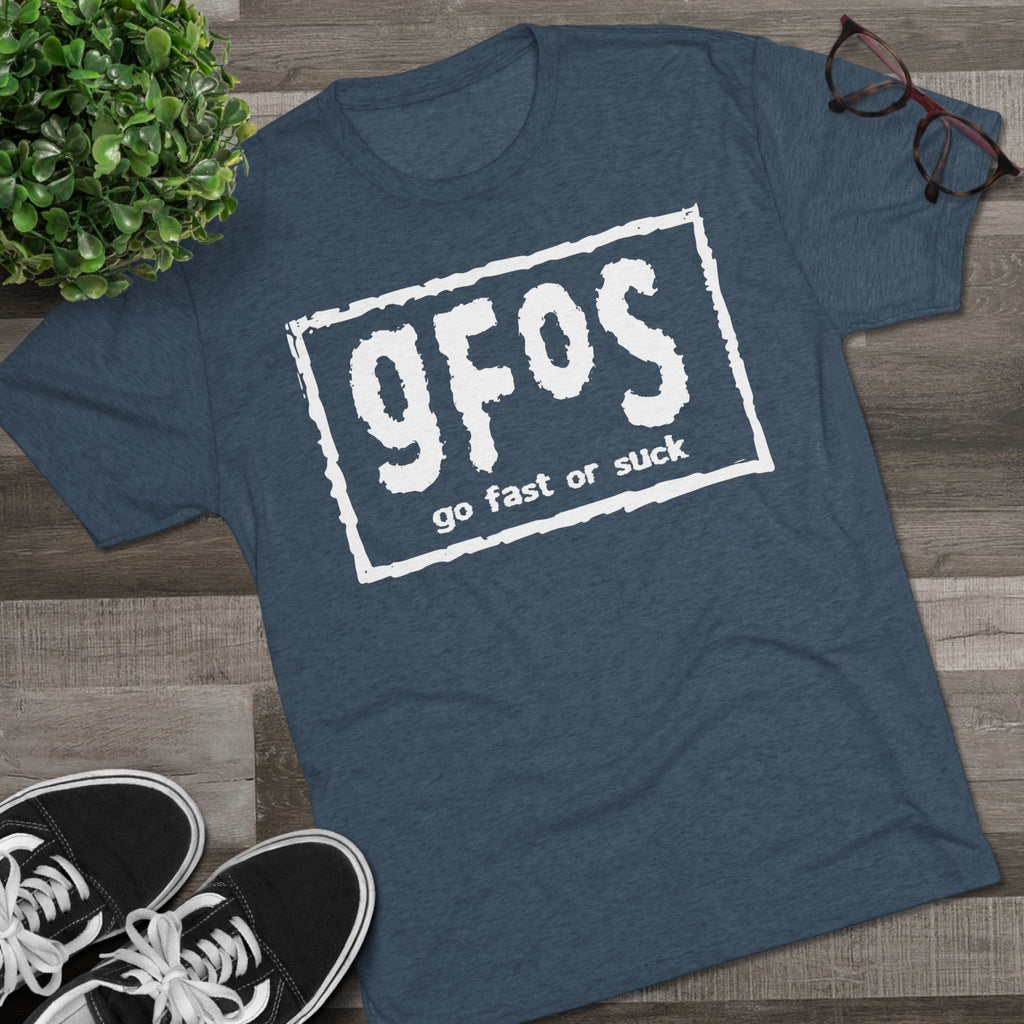 "GFOS" nGo style Tri-Blend Crew Tee