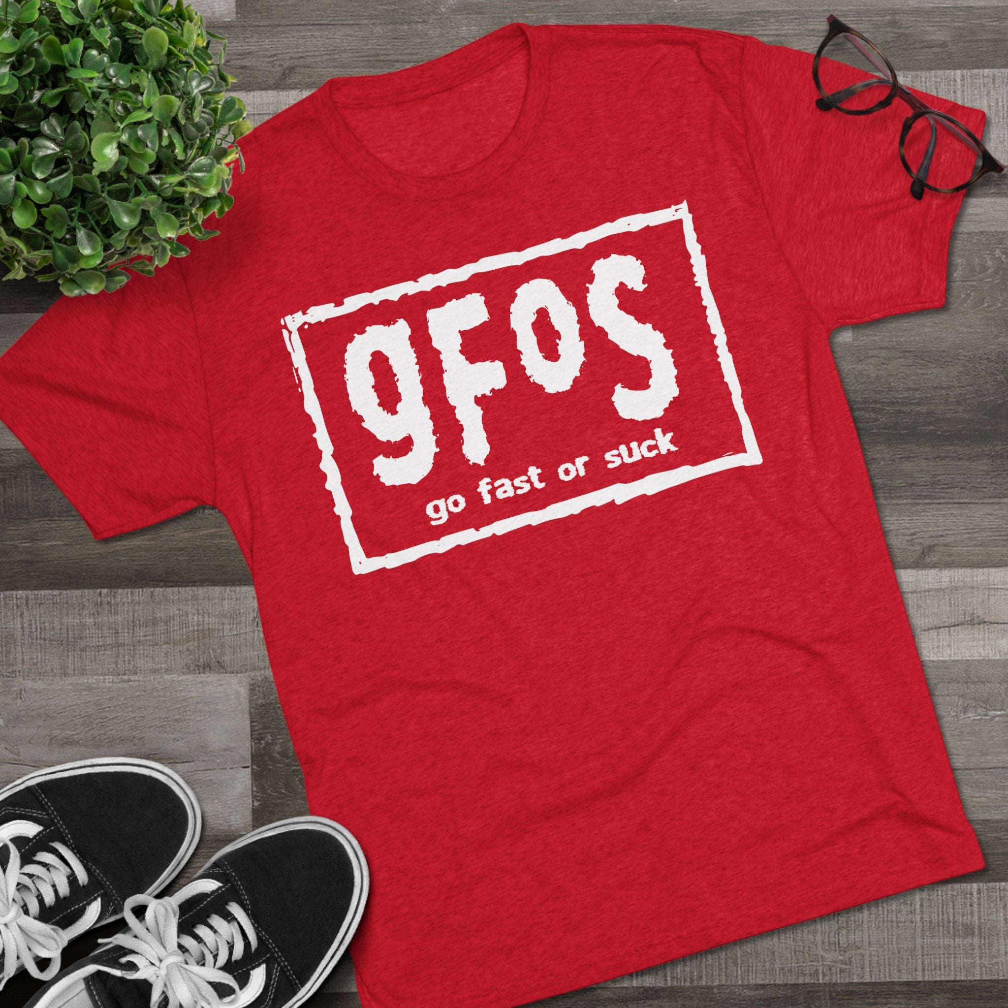 "GFOS" nWo style Tri-Blend Crew Tee