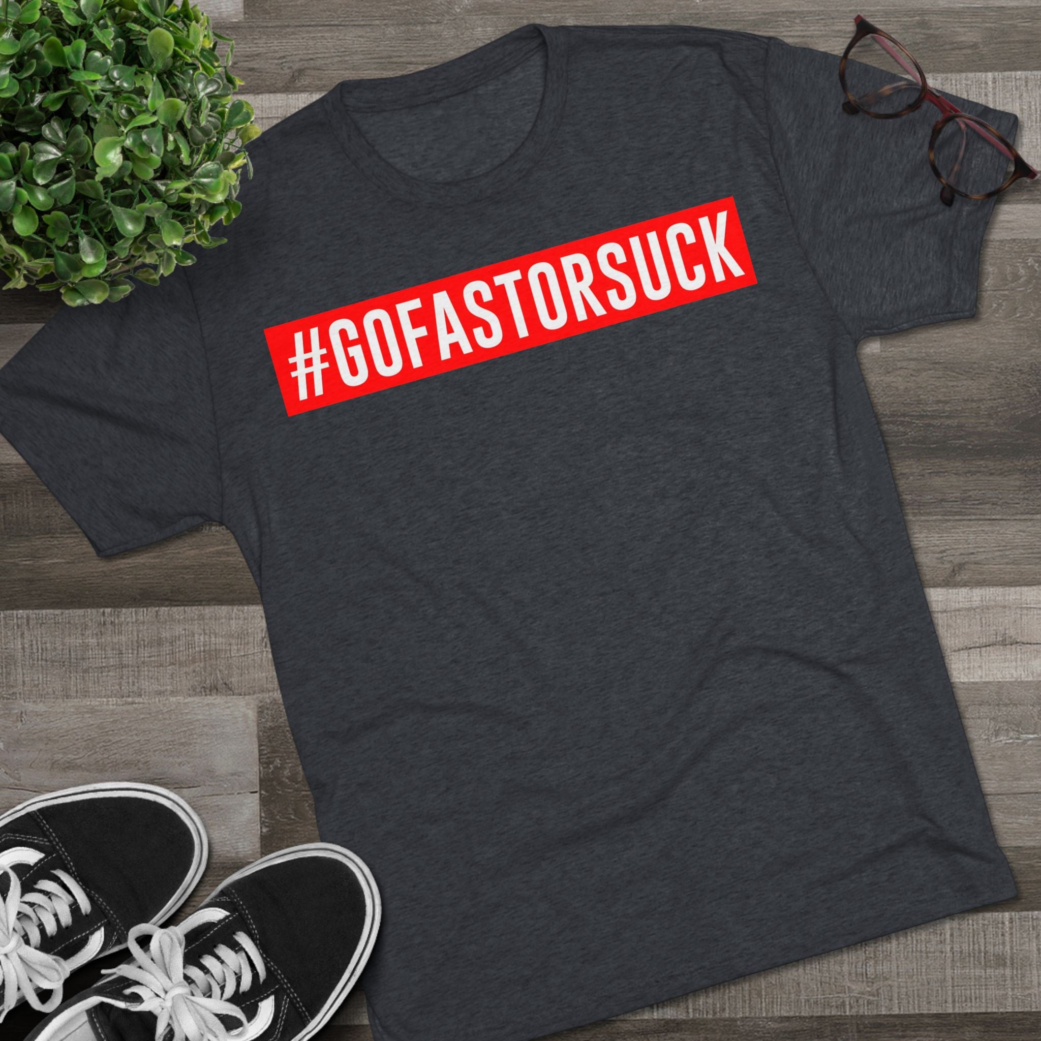 "GFOS" Tri-Blend Crew Tee