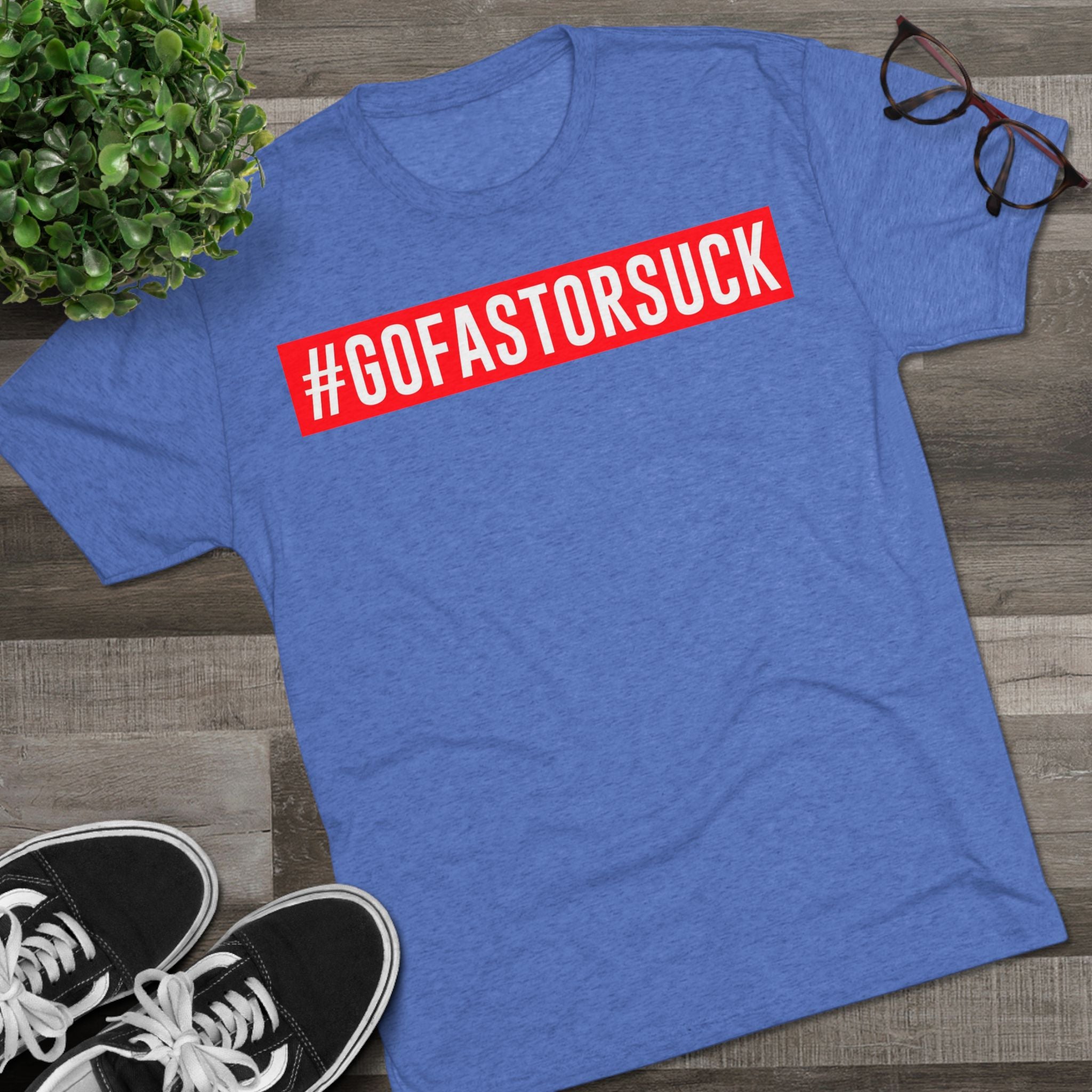 "GFOS" Tri-Blend Crew Tee