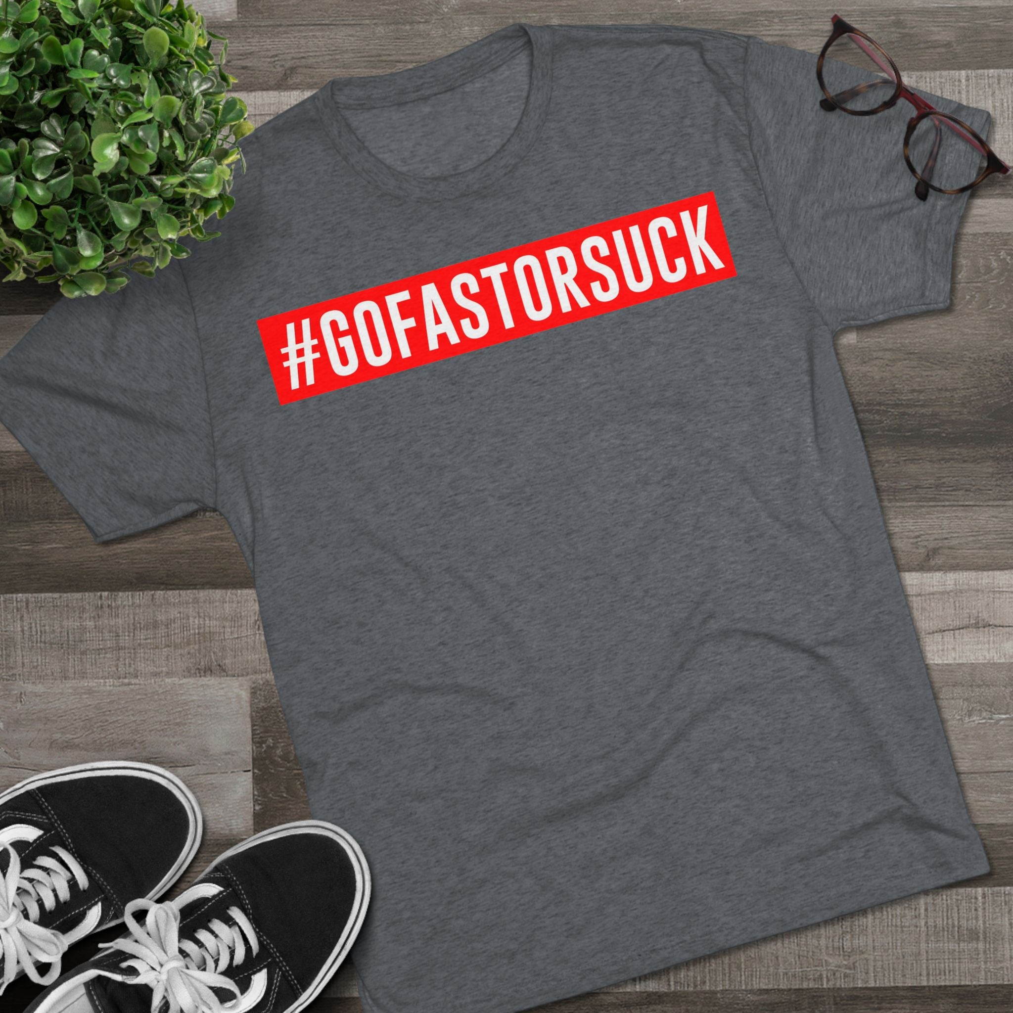 "GFOS" Tri-Blend Crew Tee