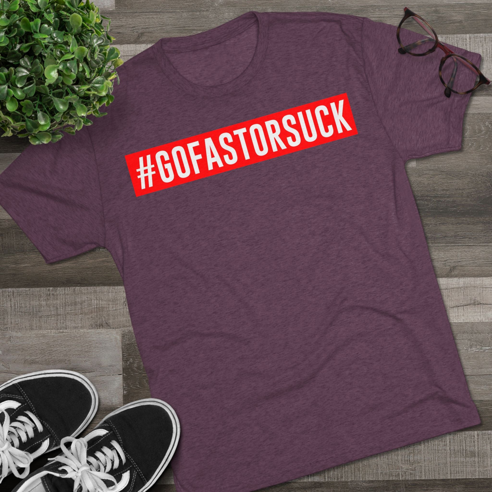 "GFOS" Tri-Blend Crew Tee